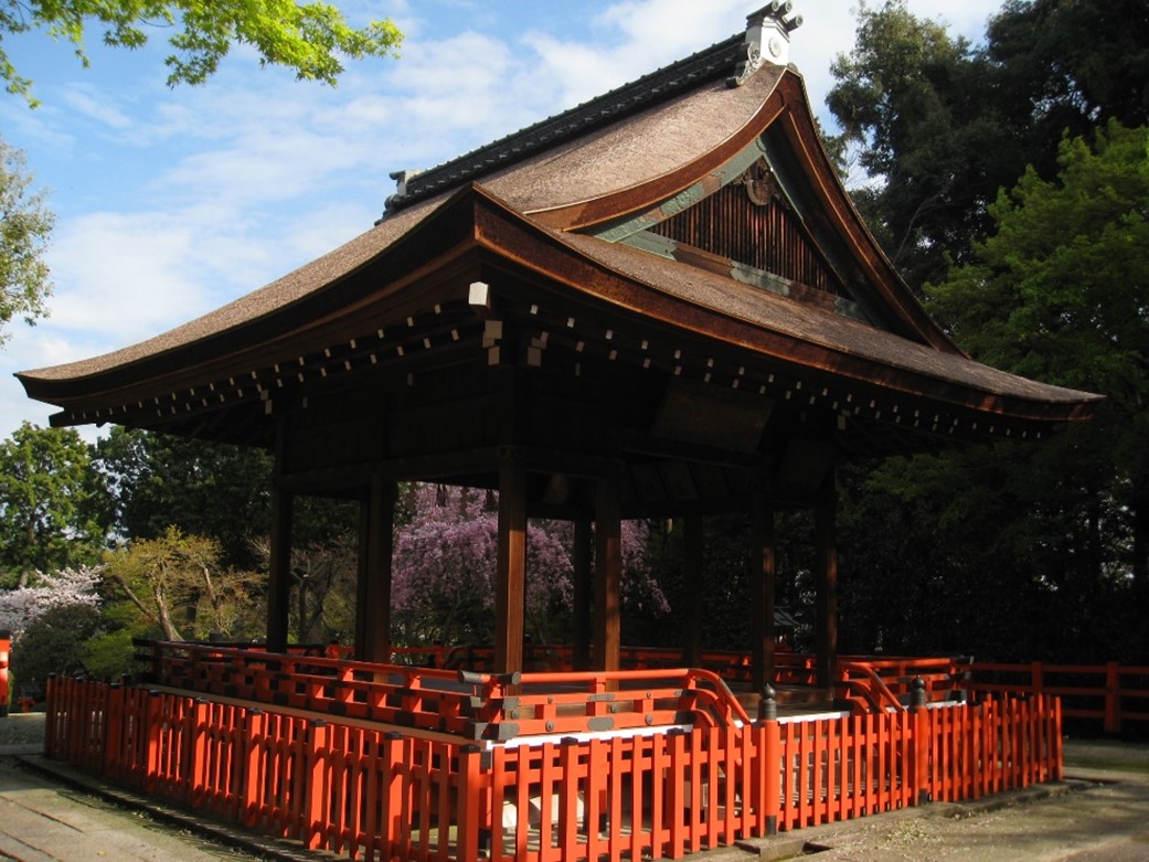 Takeisao Shrine, Kenkun Shrine'de bulunan bir Kagura-den