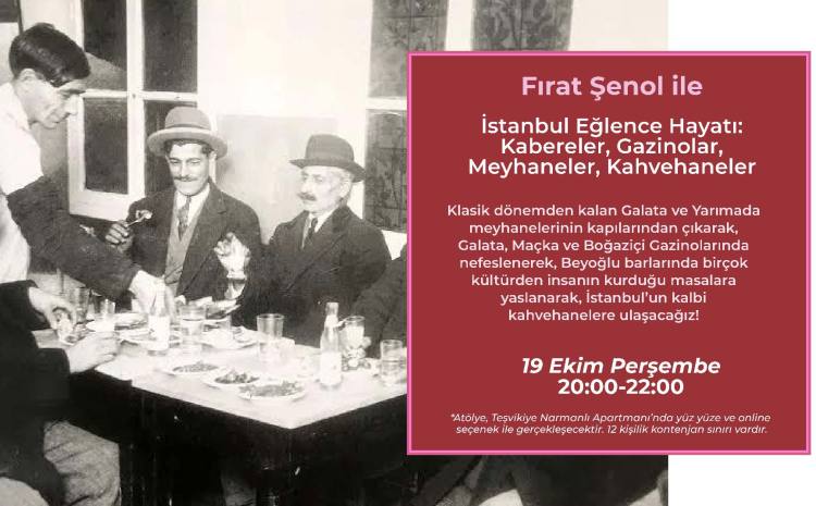 İstanbul Eğlence Hayatı: Kabereler, Gazinolar, Meyhaneler, Kahvehaneler